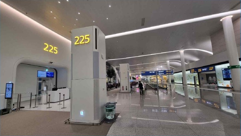 인천공항 T2 공조타워 설치 사진
